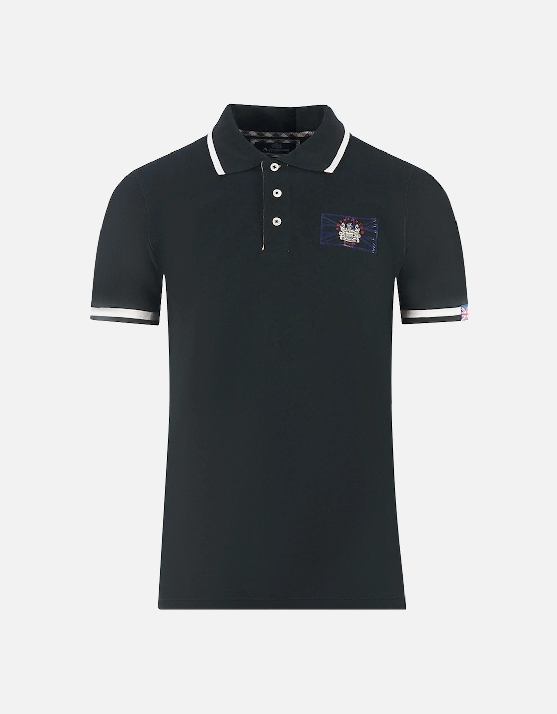 London Union Jack Black Polo Shirt, 4 of 3