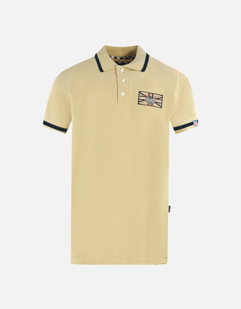 London Union Jack Beige Polo Shirt