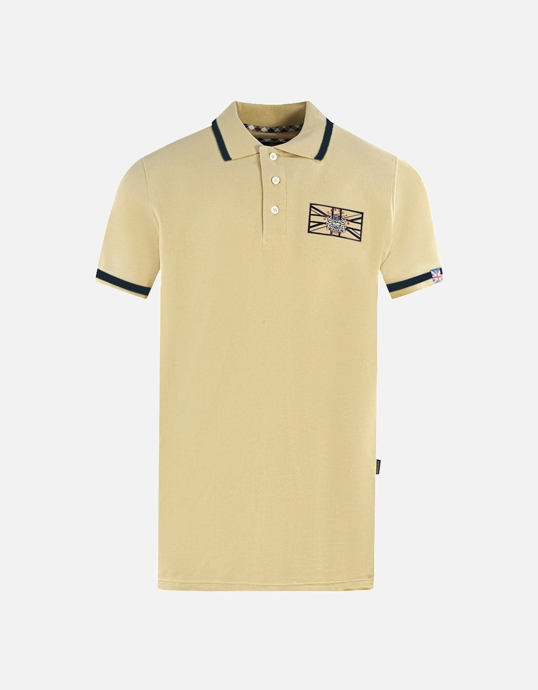 London Union Jack Beige Polo Shirt, 4 of 3