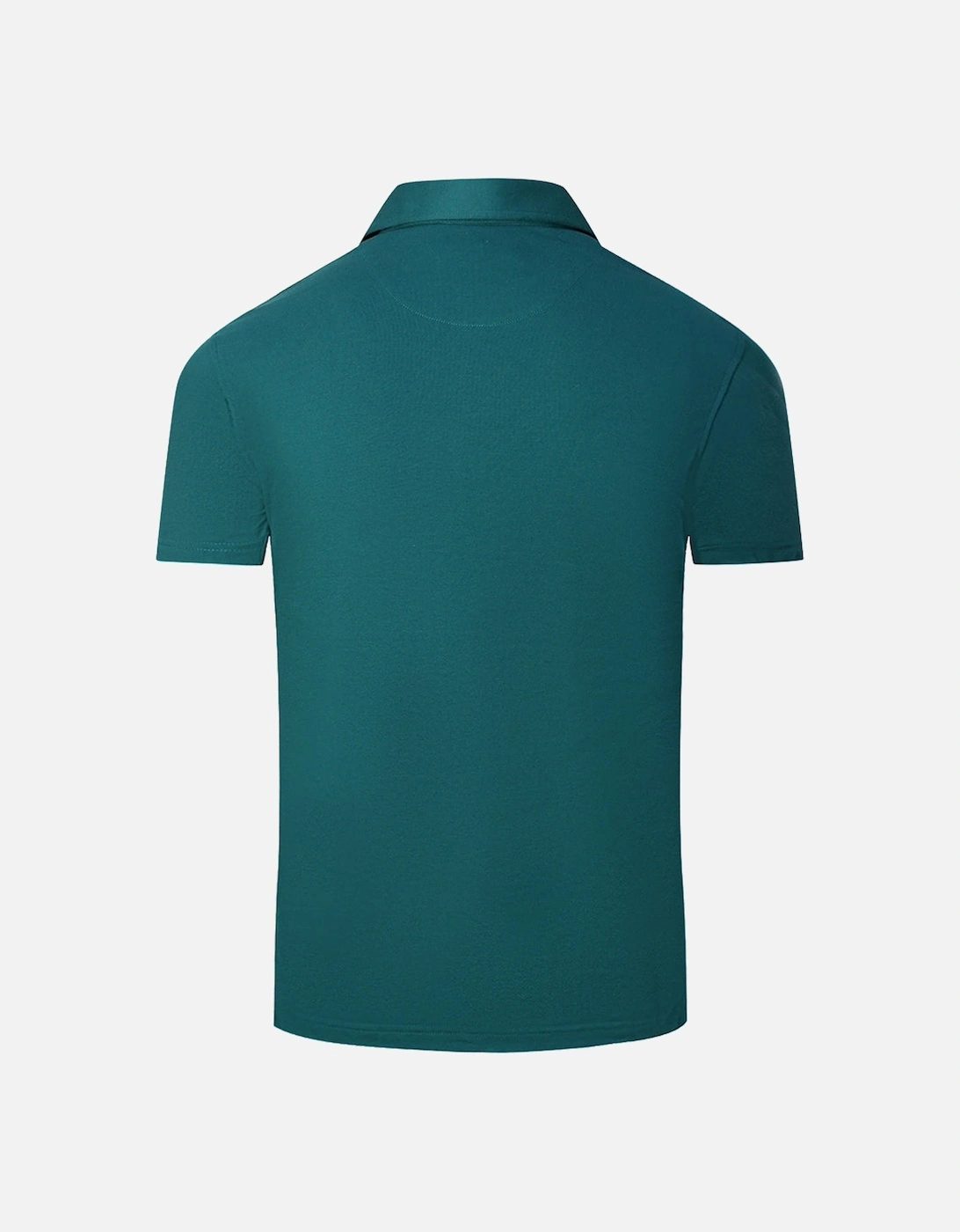 Aldis Brand London Logo Green Polo Shirt