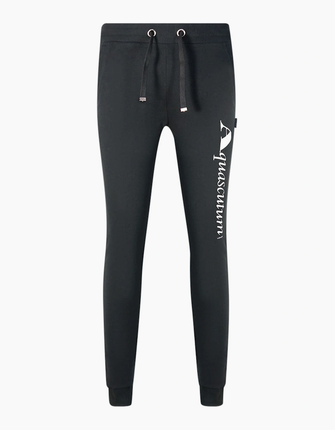 Aquascutum Men's Black Logo Sweat Pants  32/30/31 S