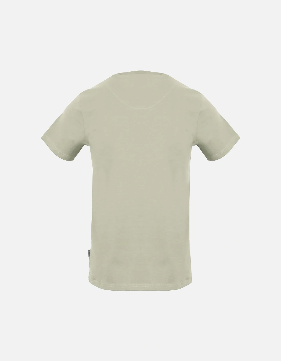 Stitched Aldis Logo Beige T-Shirt