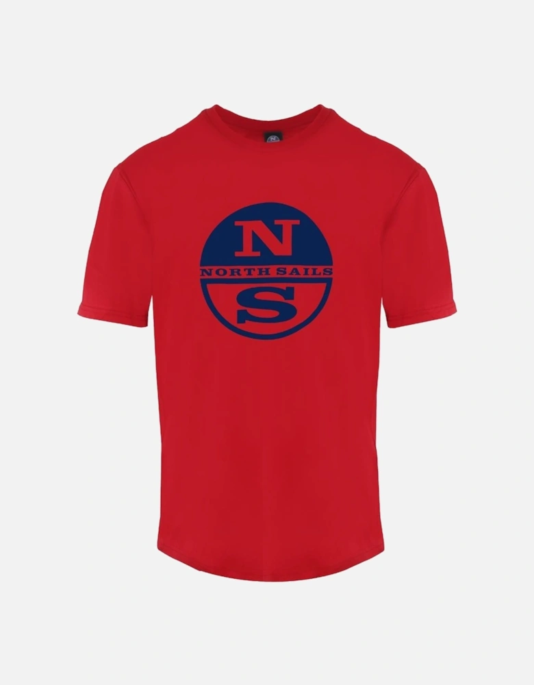 Circle NS Logo Red T-Shirt