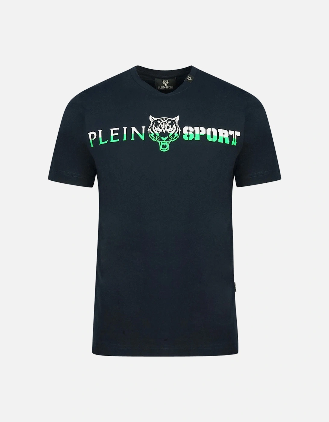 Plein Sport Bold Split Logo Navy Blue T-Shirt, 3 of 2