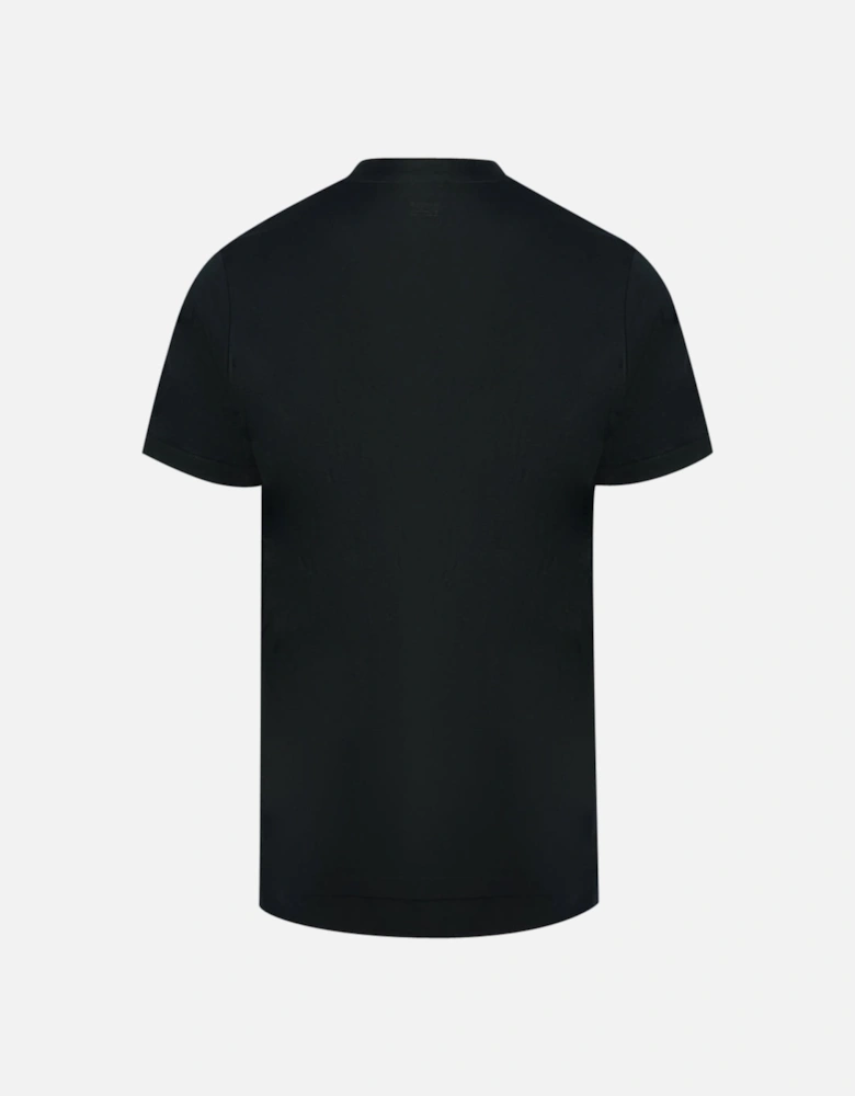 T-Cherubik-New Black V-Neck T-Shirt