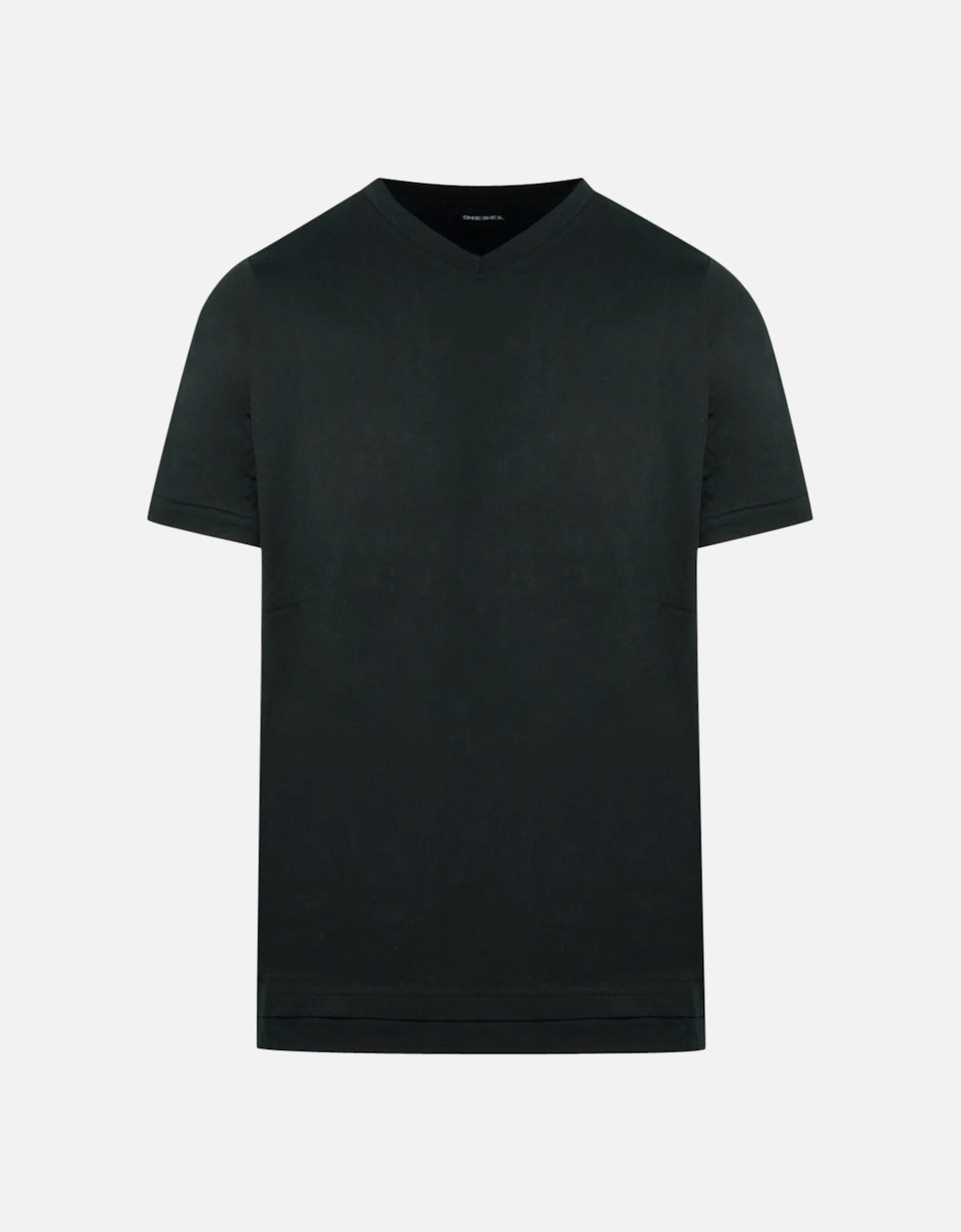 T-Cherubik-New Black V-Neck T-Shirt, 3 of 2