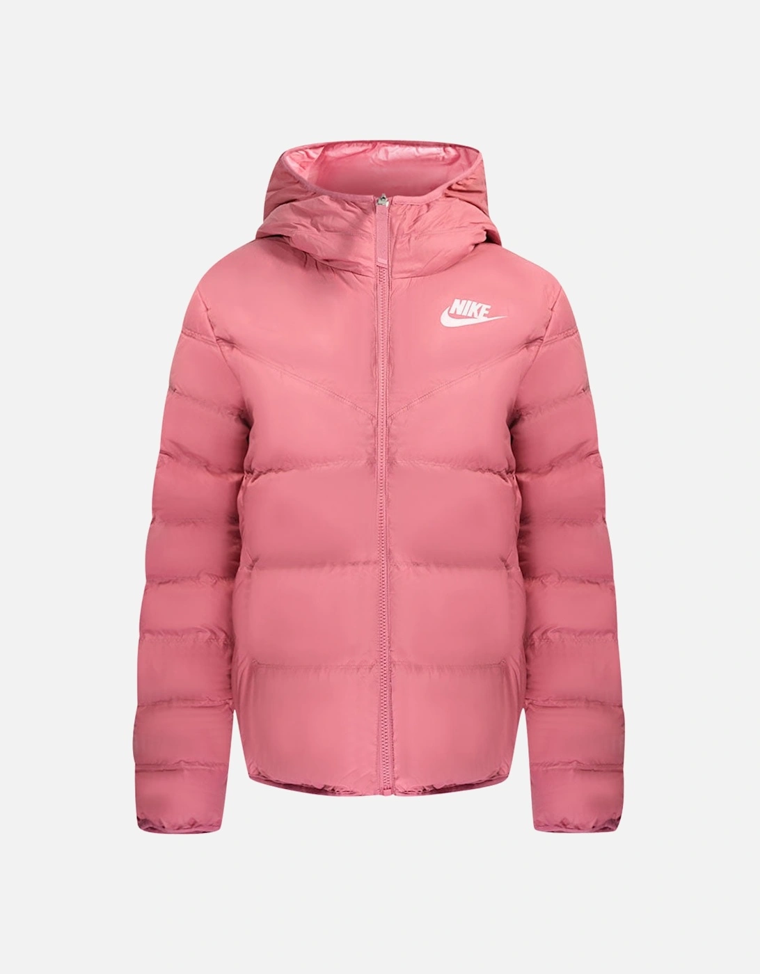 Downfill Reversible Pink Puffer Jacket