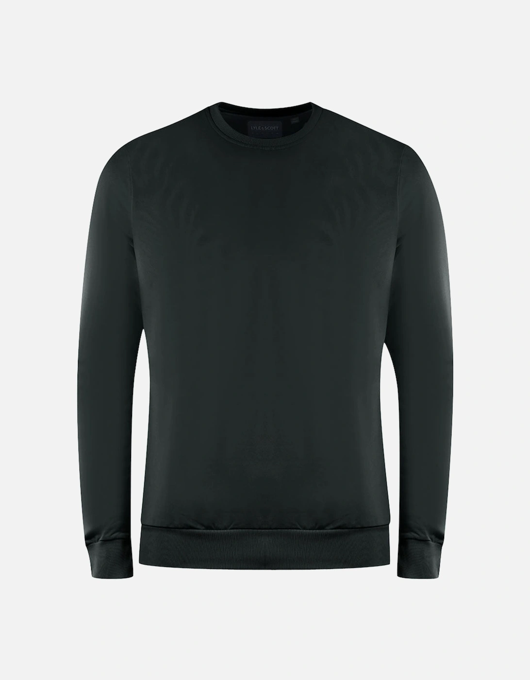 Lyle & Scott Golf Tech Crew Neck Black Jumper, 3 of 2