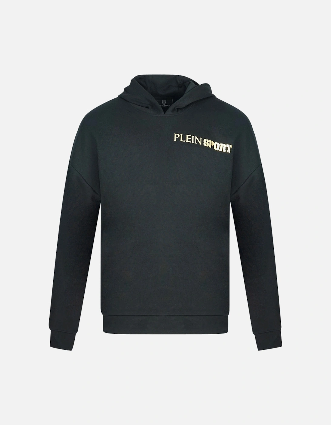 Plein Sport Block Logo On Chest Black Hoodie, 3 of 2