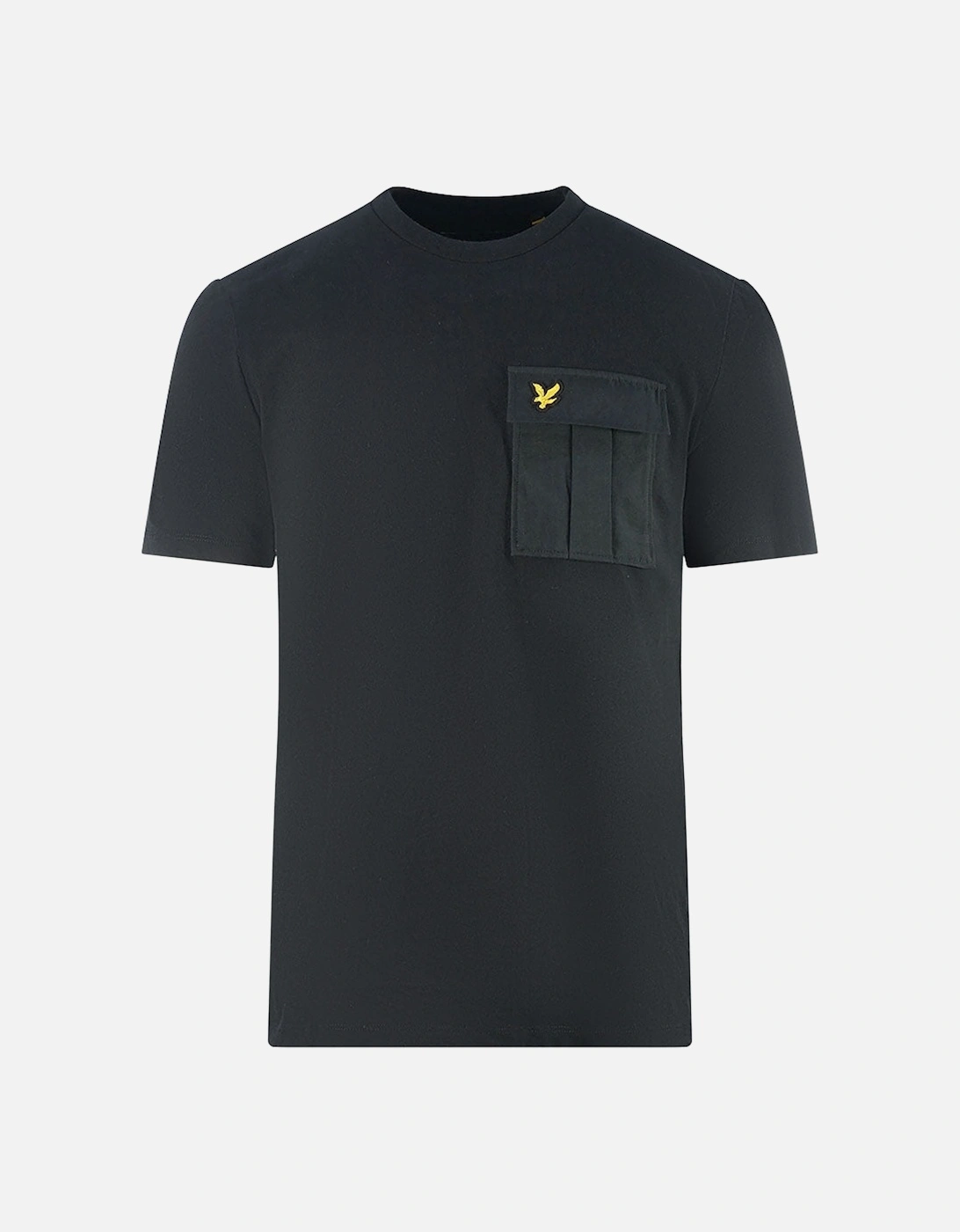 Lyle & Scott Ripstop Pocket Black T-Shirt, 3 of 2