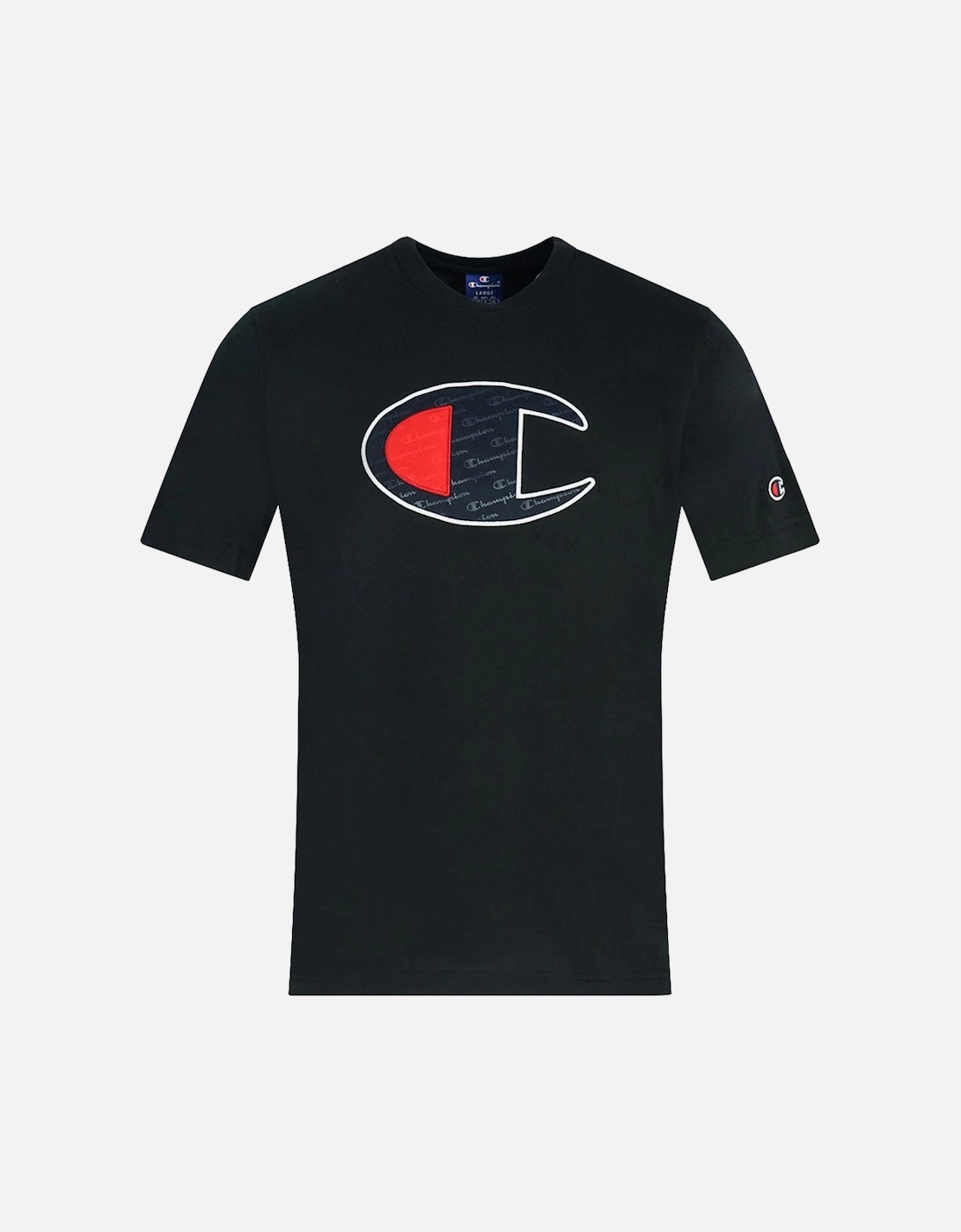 Large C Logo Black T-Shirt, 3 of 2