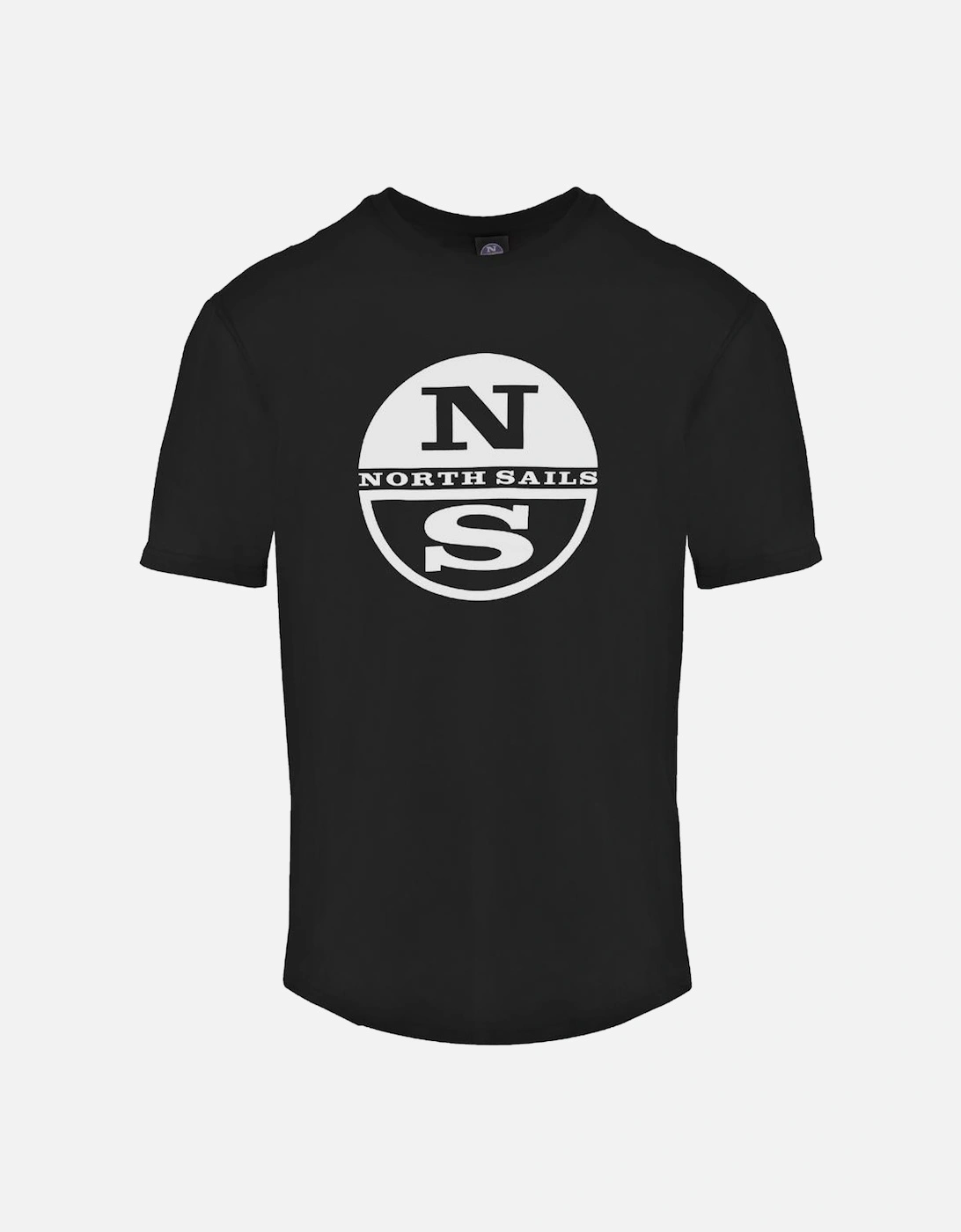 Circle NS Logo Black T-Shirt, 3 of 2