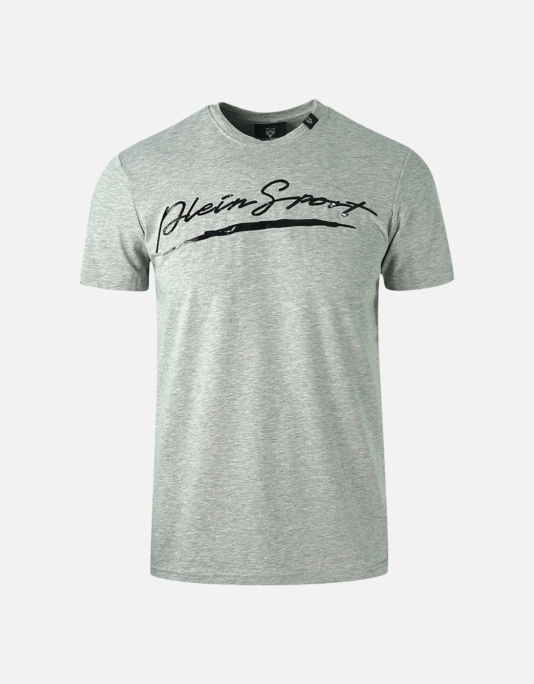 Plein Sport Brand Signature Logo Grey T-Shirt, 3 of 2