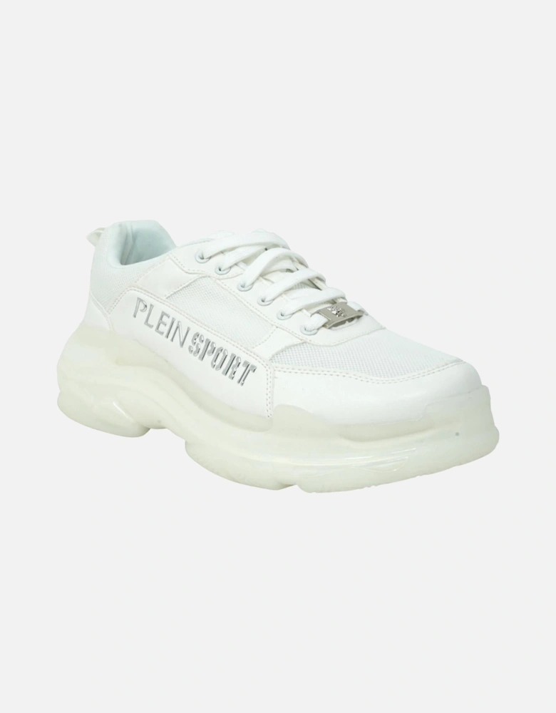 Plein Sport Logo White Sneakers