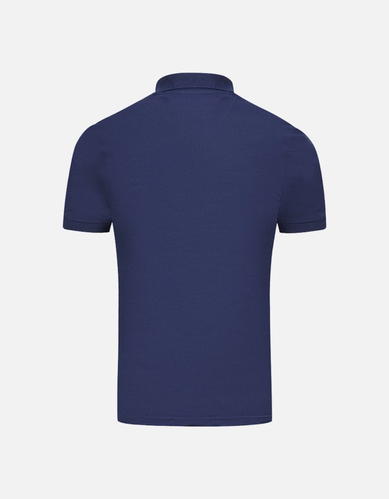 Lyle & Scott Navy Blue Plain Polo Shirt