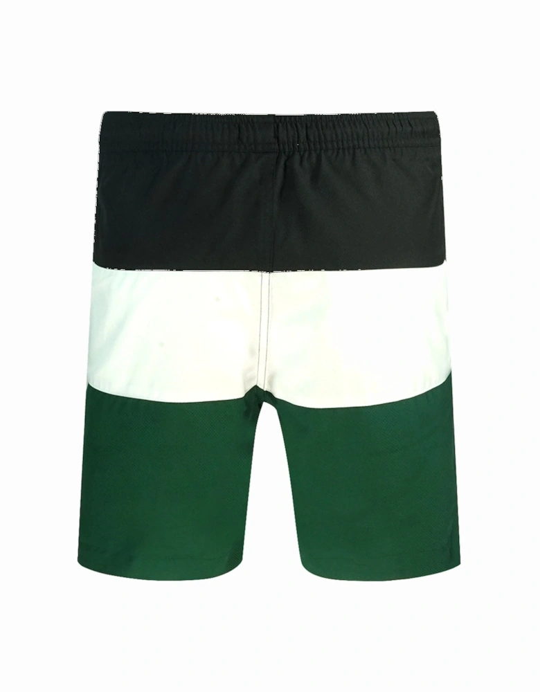 Colour Block S8510 426 Green Swim Shorts