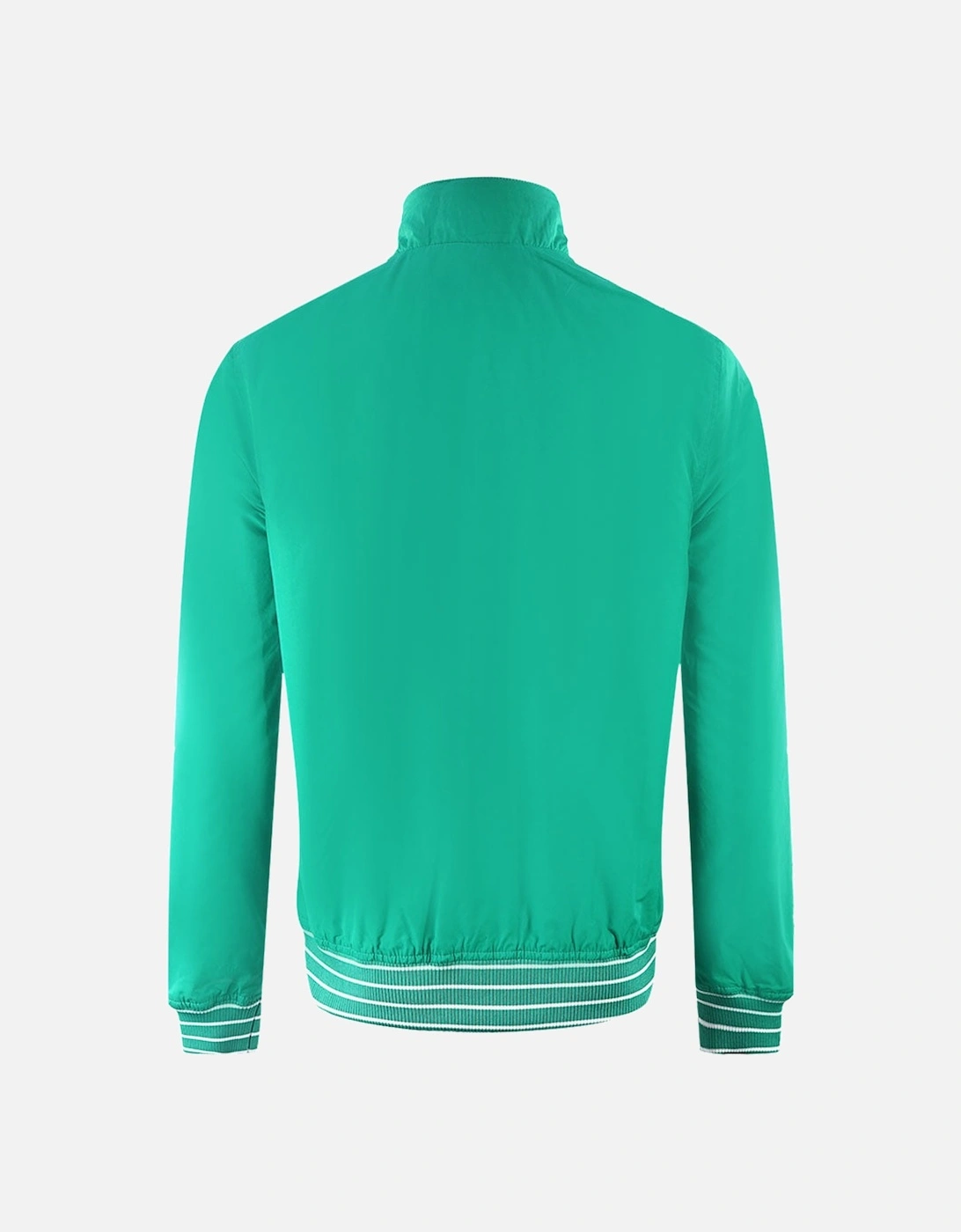 Lyle & Scott Tipped Funnel Neck Aqua Salt Jacket