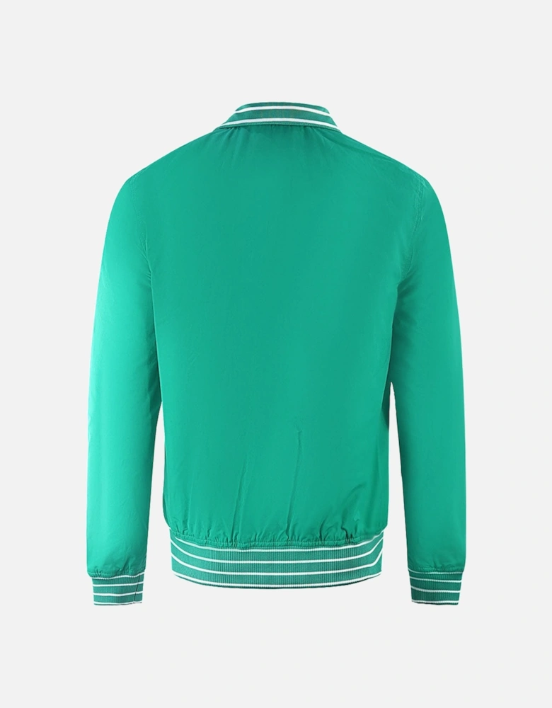 Lyle & Scott Tipped Funnel Neck Aqua Salt Jacket