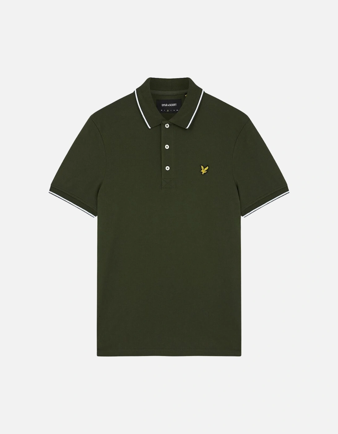 Lyle & Scott Tipped Olive Polo Shirt, 5 of 4