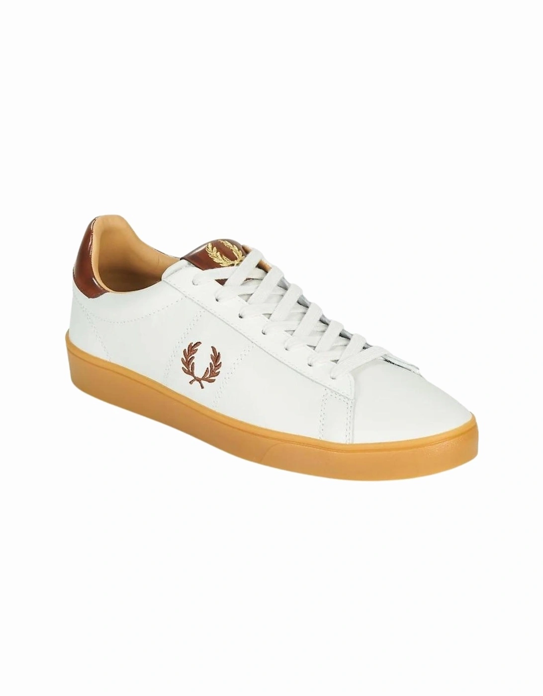 Spencer Leather B1226 254 White Trainers