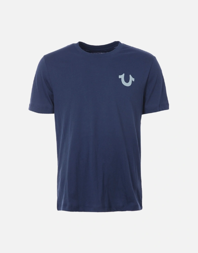 Slant TR Navy T-Shirt