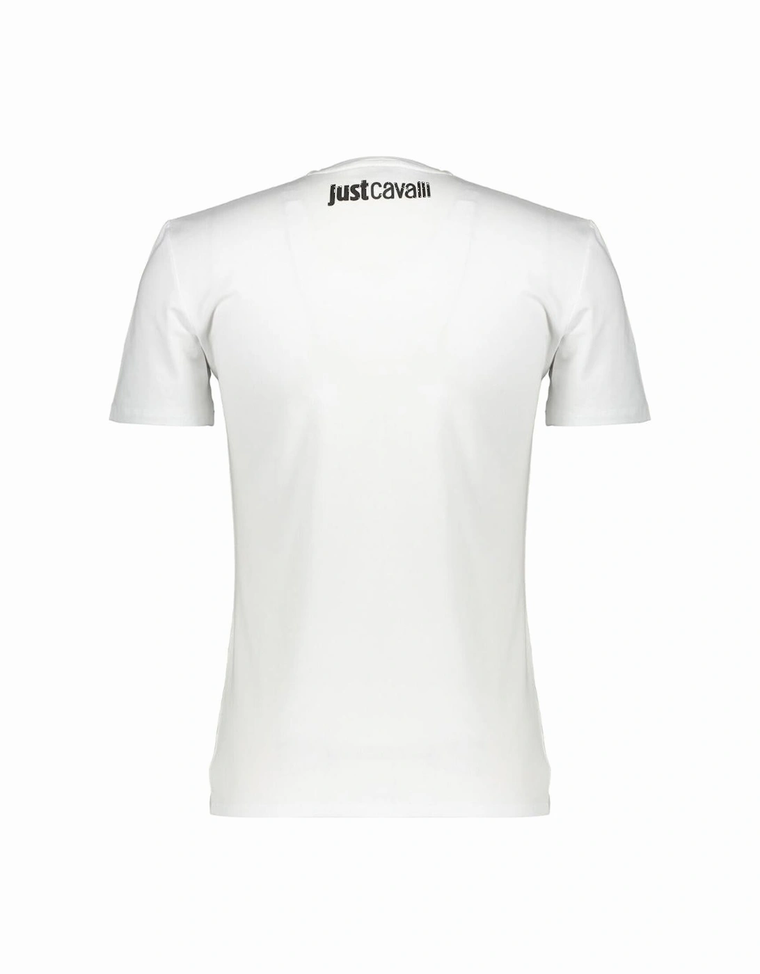 Snake Wrapped Logo White T-Shirt