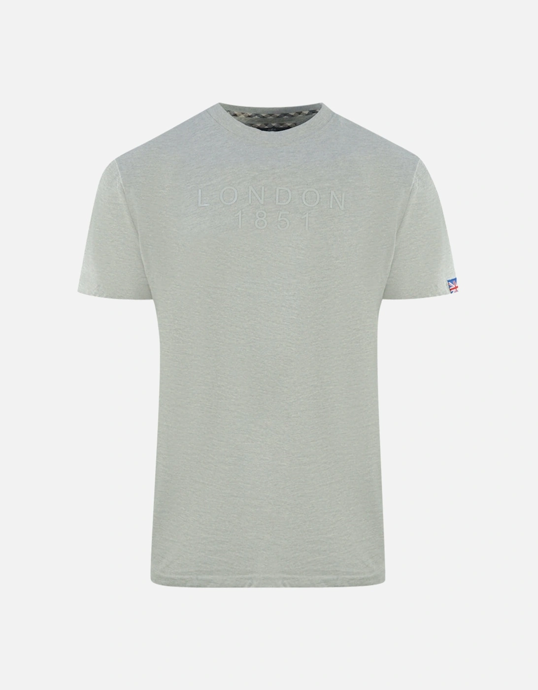 London 1851 Tape Logo Grey T-Shirt, 4 of 3