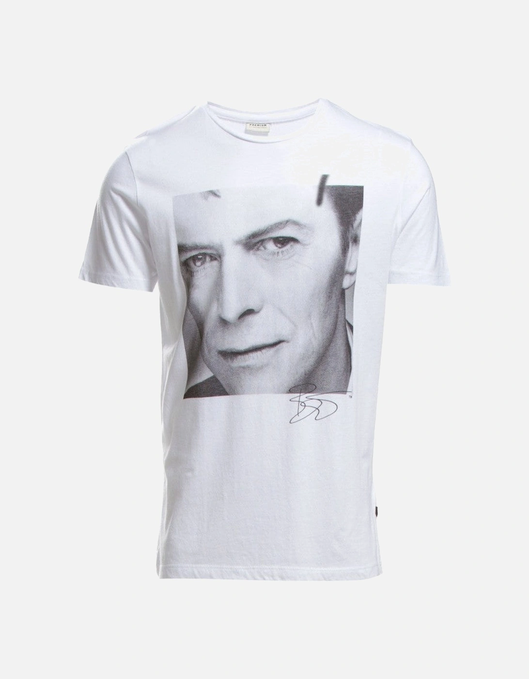 Jack and Jones Premium David Bowie Tee White T-Shirt, 4 of 3