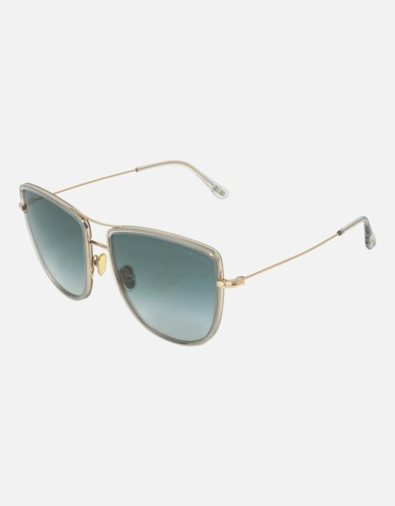Tina FT0759 28B Rose Gold Sunglasses