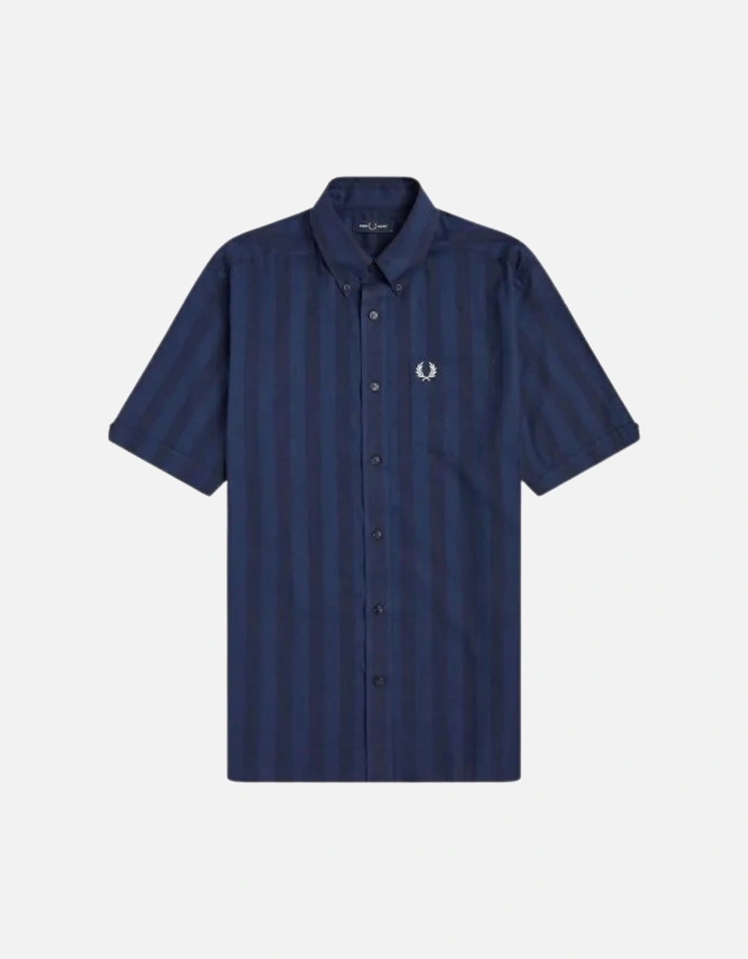 Tonal Stripe M1675 608 Blue Casual Shirt, 2 of 1