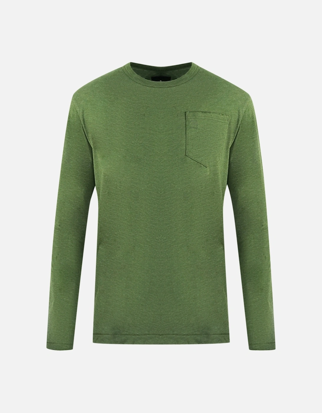 Raw Long Sleeve Bronze Green T-Shirt, 3 of 2