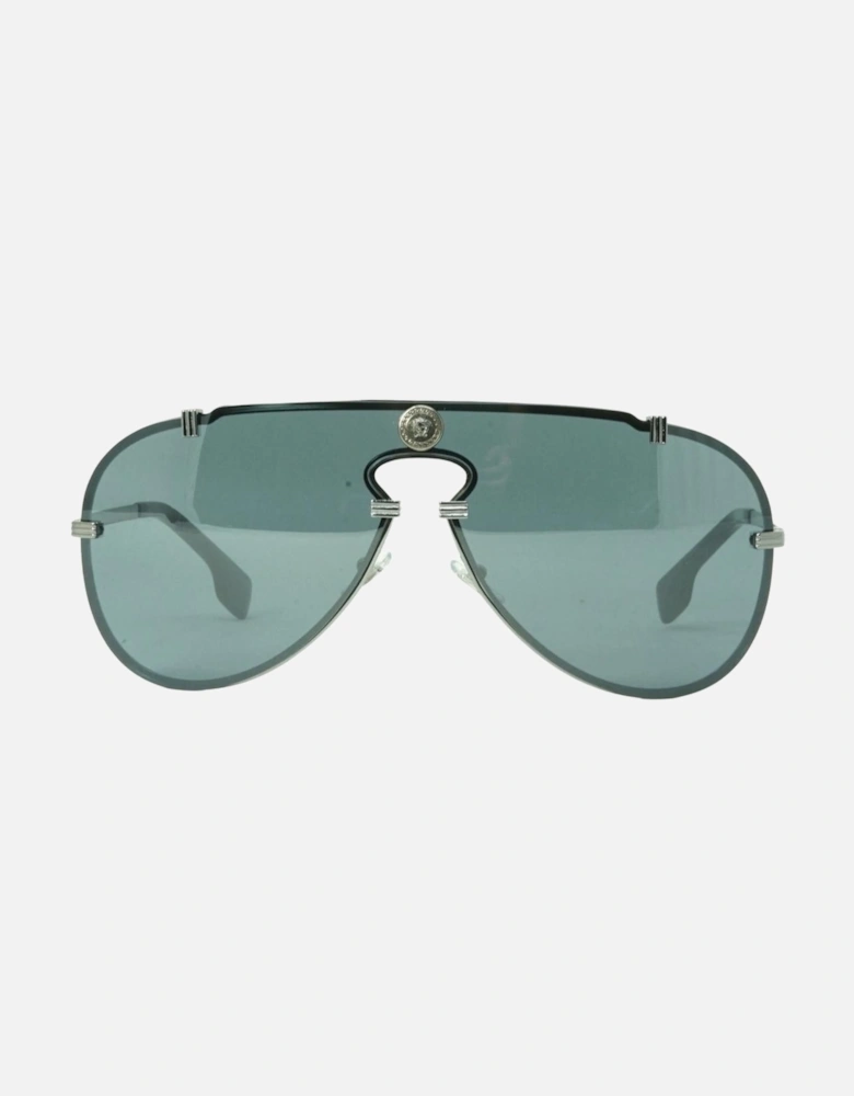 VE2243 10016G Silver Sunglasses