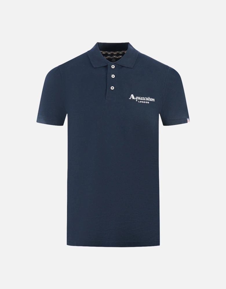 London Classic Navy Blue Polo Shirt