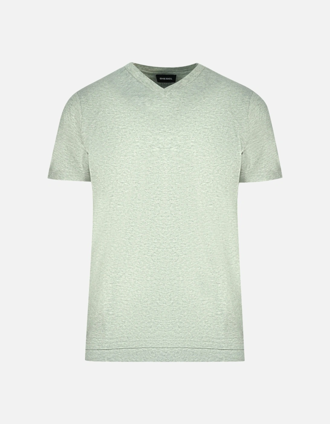 T-Cherubik-New Grey V-Neck T-Shirt, 3 of 2
