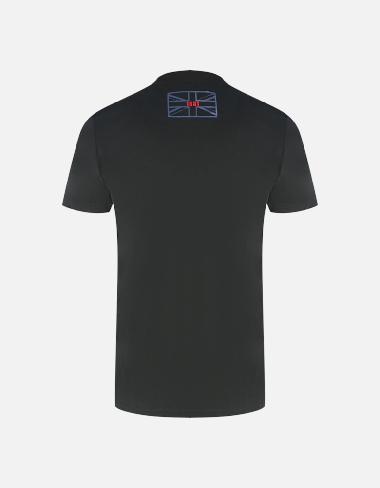 London 1851 Tape Logo Black T-Shirt