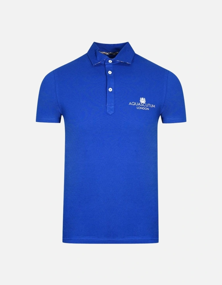 London Bold Logo Blue Polo Shirt