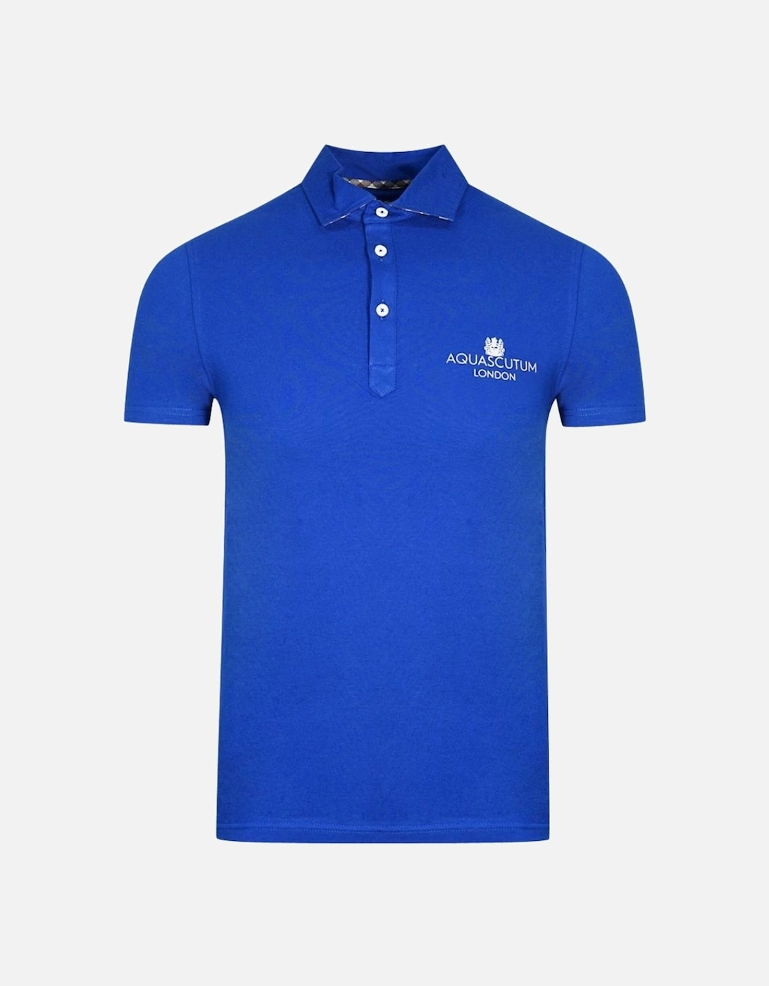 London Bold Logo Blue Polo Shirt, 3 of 2