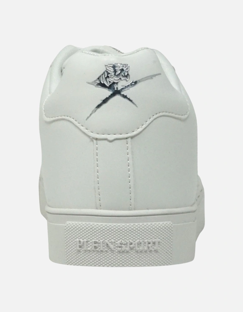 Plein Sport Block Logo White Sneakers