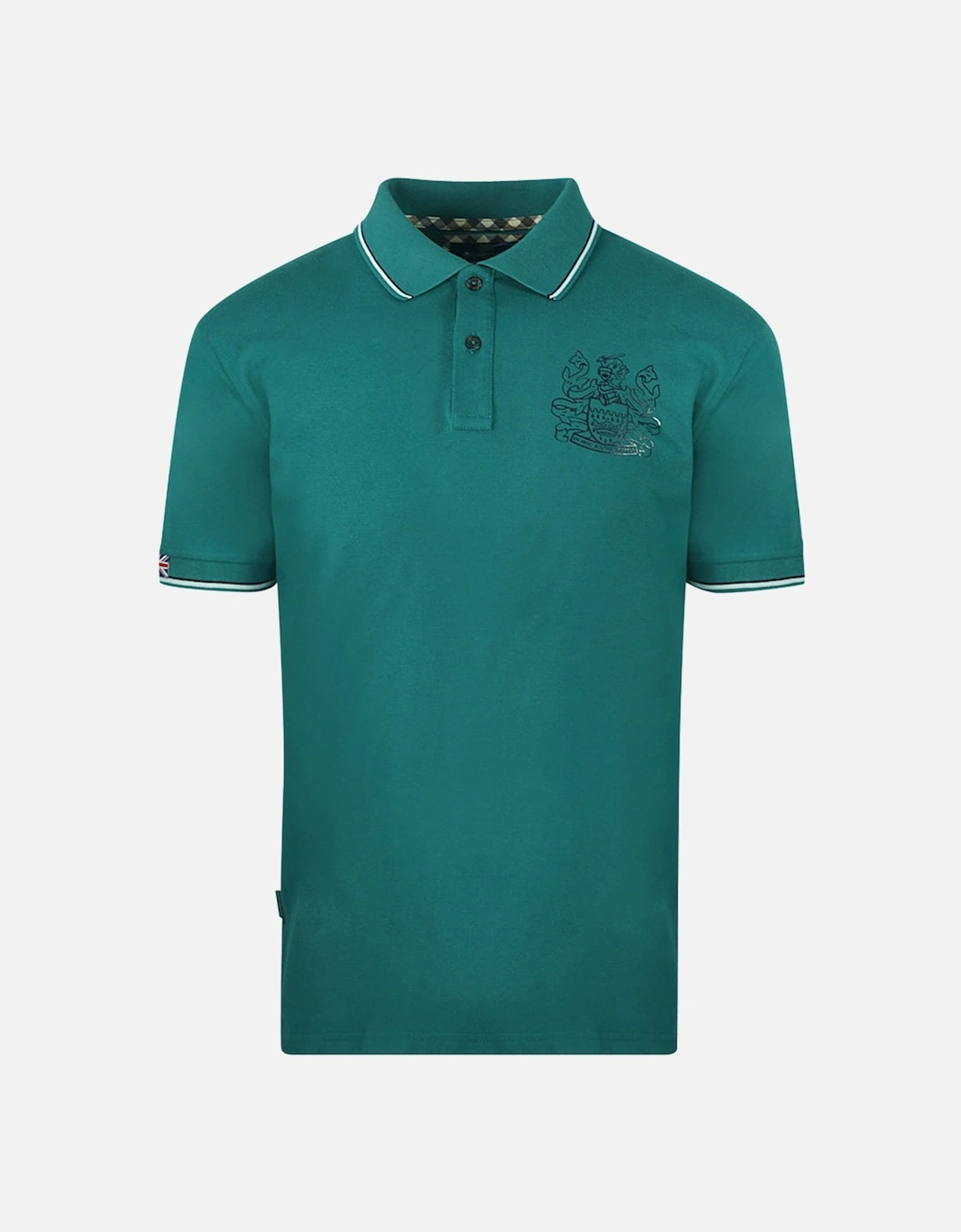 Aldis Crest Green Polo Shirt, 3 of 2