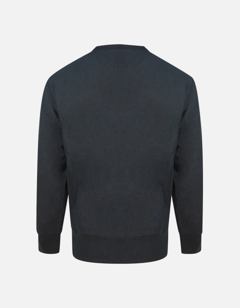 Reverse Weave C Logo Navy Blue Jumper