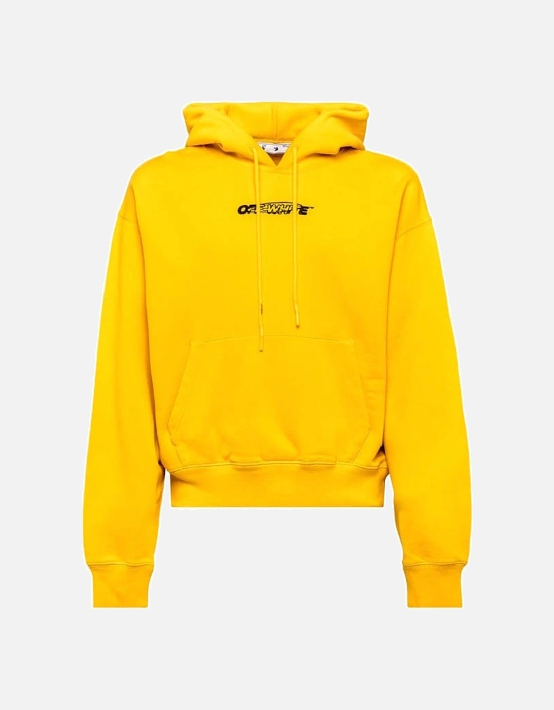 Off White Hand Painters Oversized Yellow Hoodie, 3 of 2