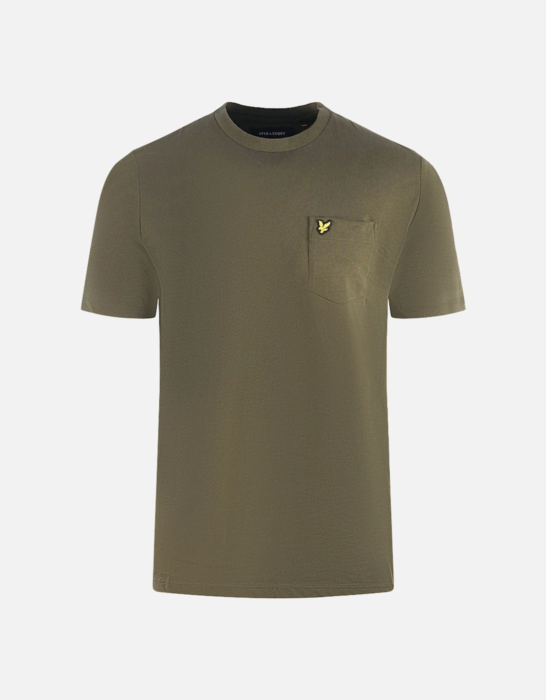 Lyle & Scott Relaxed Pocket Trek Green T-Shirt, 3 of 2