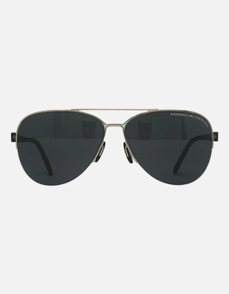 Porsche Design P8676 D 60 Gold Sunglasses