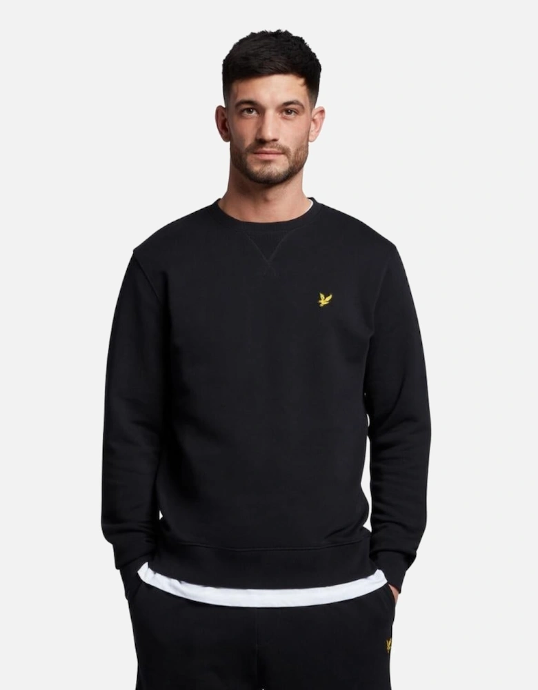 Lyle & Scott Branded Black Pull-over Jumper