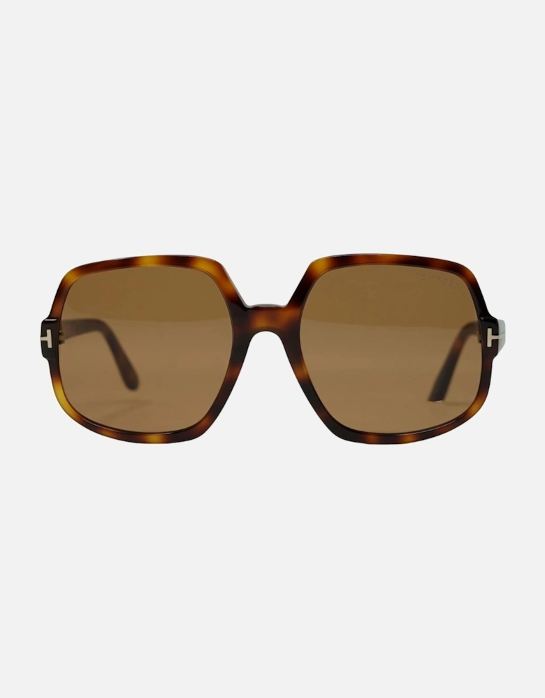 Delphine 02 Ft0992 52E Brown Sunglasses