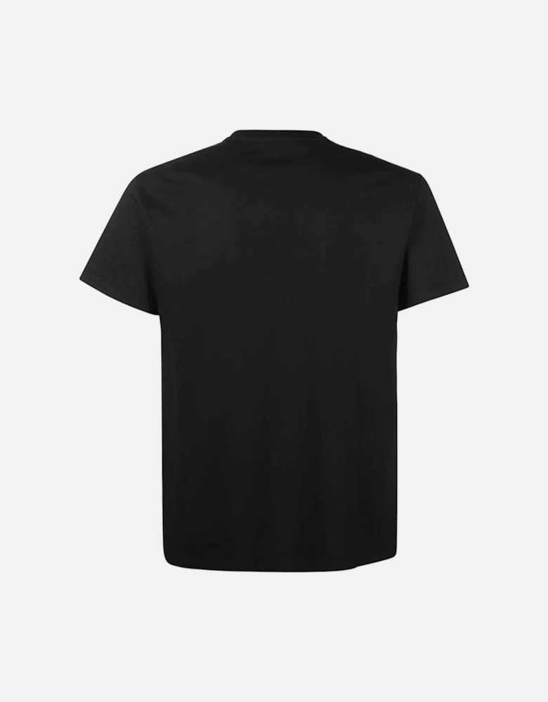 Multicolour VLTN Print Logo Black T-Shirt