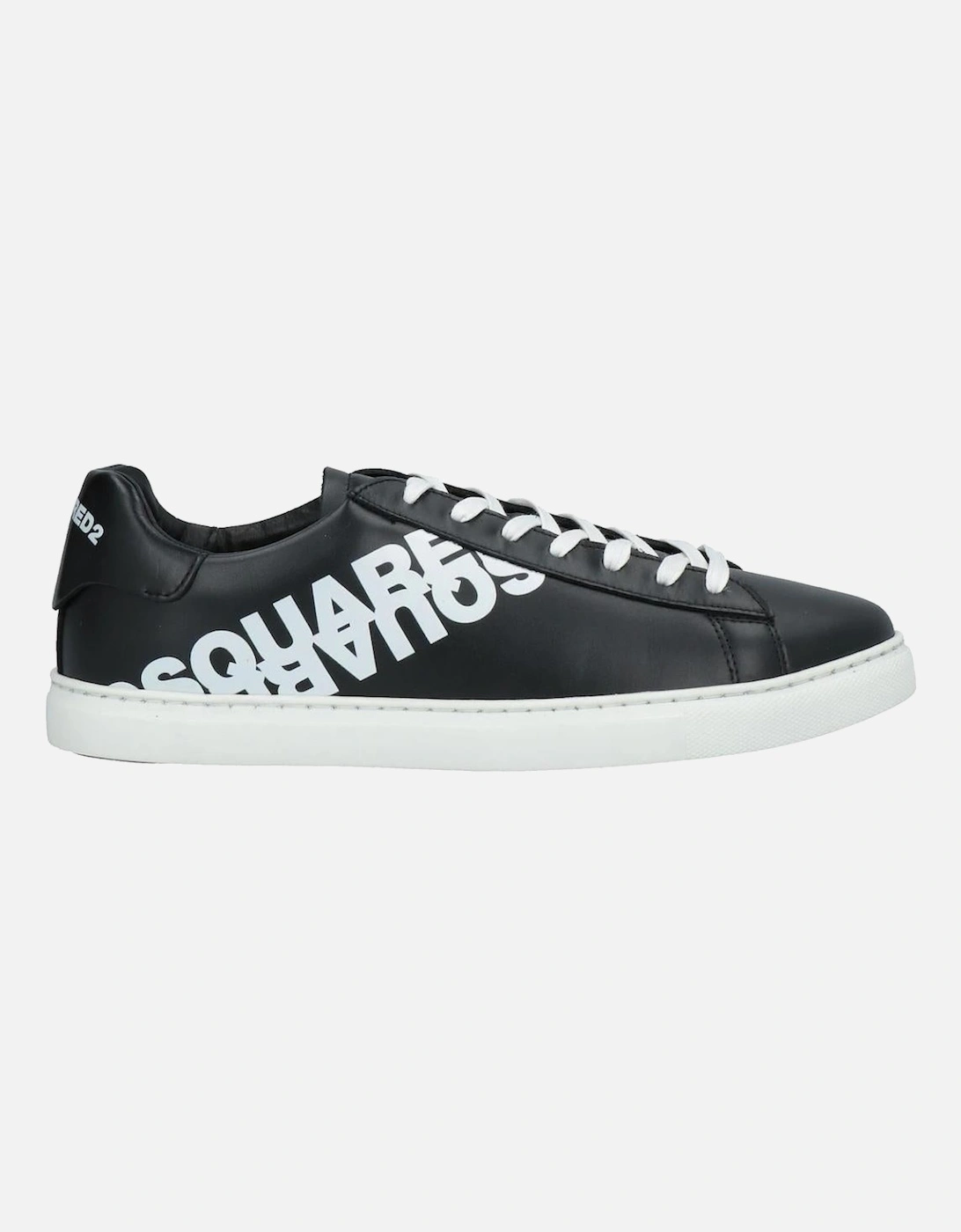 Mirrored Logo Black Sneakers, 5 of 4