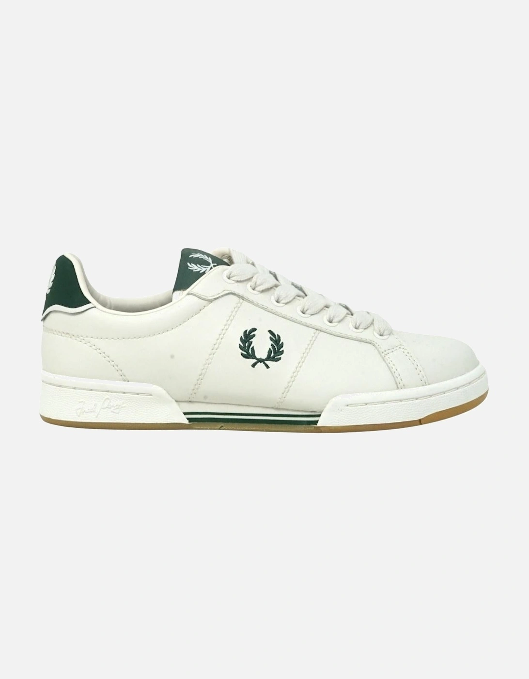 B6202 254 B722 White Leather Trainers, 5 of 4