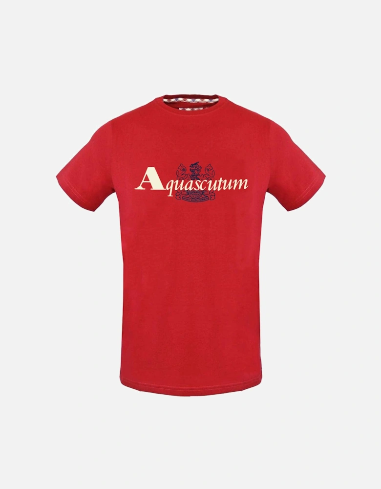 Brand Aldis Logo Red T-Shirt