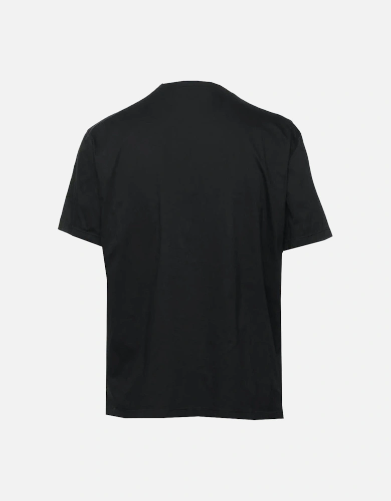 64 Maple Leaf Box Fit Black T-Shirt